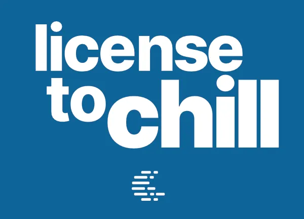 The Cryptlex logo and the phrase 'license to chill'.